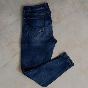 American Eagle Outfitters Distressed Blue Jeggings